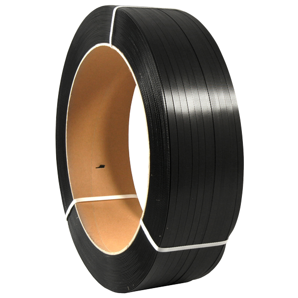 PP-band Manu 12x0,55/1000 Svart Bandtyp: PP-band (Polypropylenband) för manuell bandningFärg: SvartBredd: 12 mmTjocklek: 0,55 mmKärndiameter: n/aLängd: 1000 meter/rulle