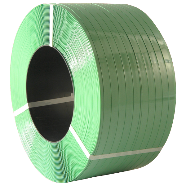 PET-band 16x1,0 406/1200 Grön - Vaxat utförande Bandtyp: Slätt PET-band (Polyesterband) i vaxat utförandeFärg: GrönBredd: 16 mmTjocklek: 1,0 mmKärndiameter: 406 mmLängd: 1200 meter/rulle